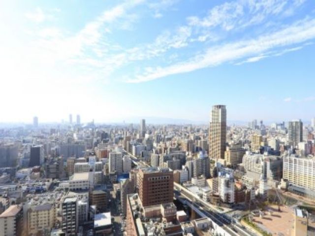 大阪を一望できる景色は圧巻です