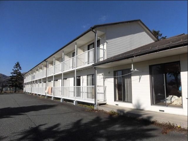 寮の外観、1ルームタイプの寮です♪