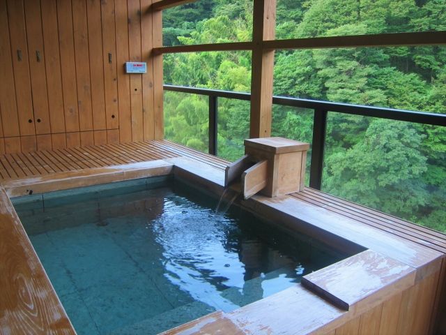 全室離れの露天風呂付☆運良い日には、露天風呂に入れるかも☆彡