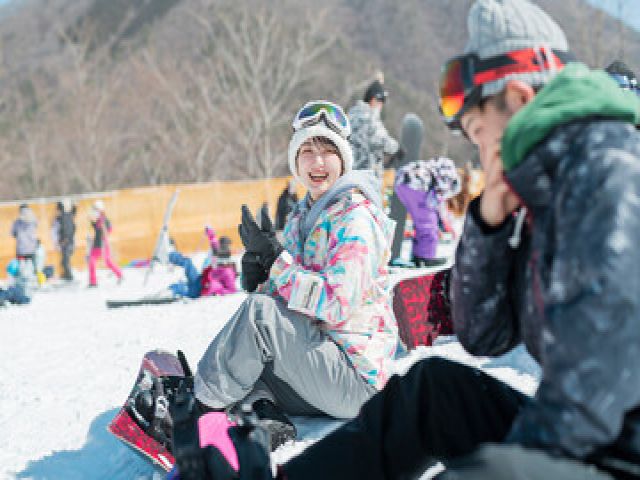 ☆スキー場と隣接した大型施設