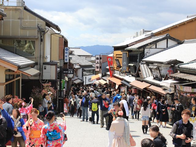 年々外国からのお客様が増えています。