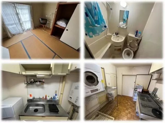 ■寮内のお写真です。(乾燥機は別部屋にございます。)