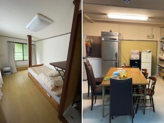 寮は館内と繋がっております！個室なのでプライベートを守れます！