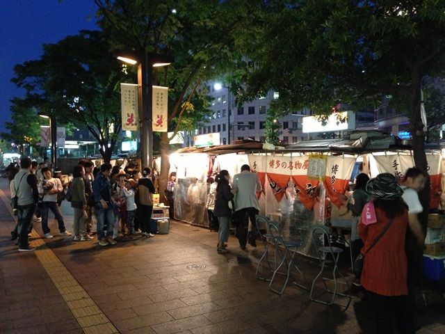 福岡にきたら一度は屋台へ。