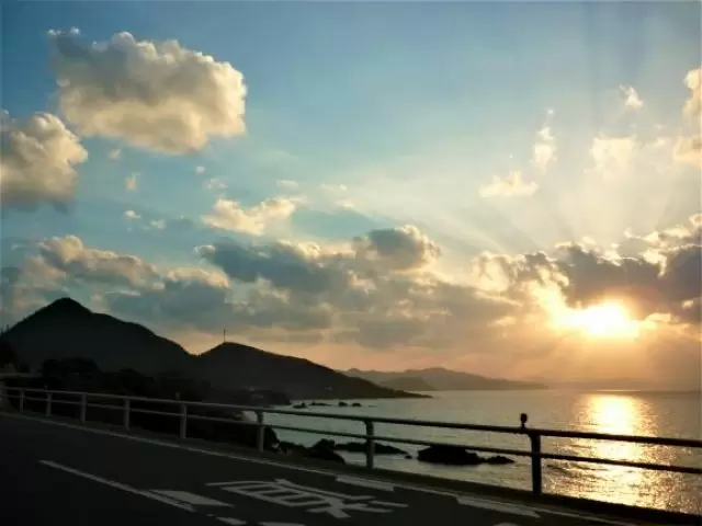夕日ヶ浦と言えばやっぱり夕日♪