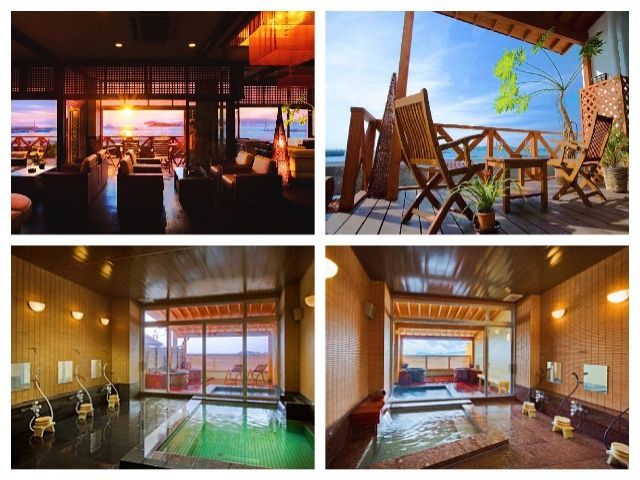 リゾート感溢れる内装♪
館内大浴場も利用可能です♪是非ご入浴下さい！