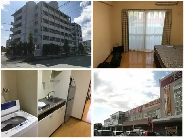 寮は名護市街地内にあり、生活環境も便利です！