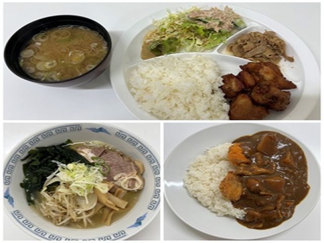 3食食事付！日替わりで色んなメニューを楽しめます！