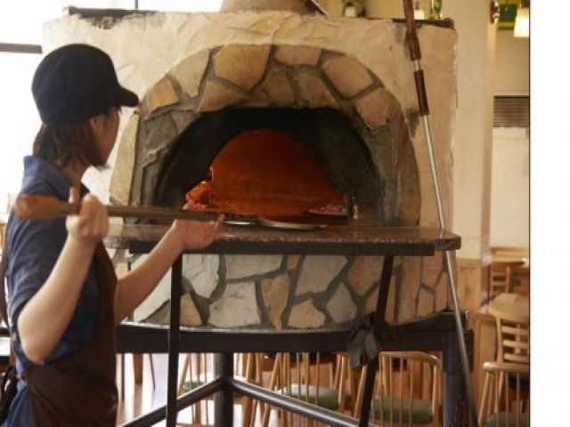 ＼迫力満点のかまどです／