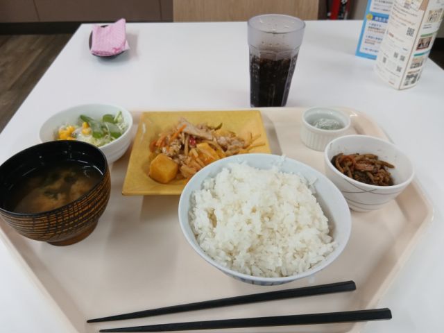 食堂の食事一例★