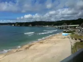 ☆ホテルの目の前は海です