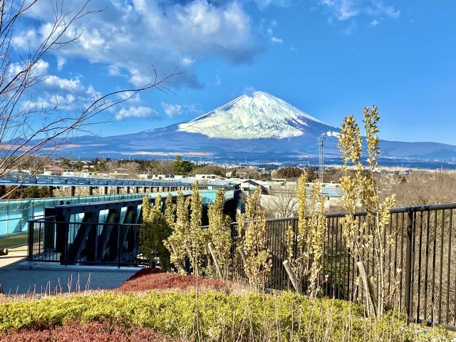富士山が見えるエリア・・・。近くにはアウトレットもあります！