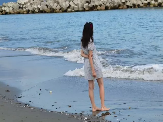 目の前に海が広がっています♪