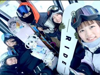 人気の苗場エリアでのお仕事です♪