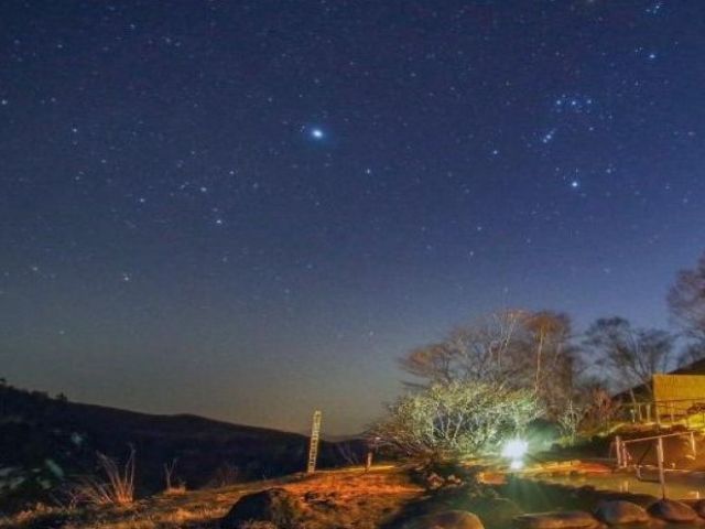 空気がキレイだからこそ見れる満点の星空！
素敵な思い出ができると思います