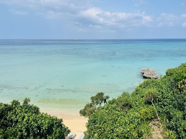 職場目の前のプライベートビーチです☆