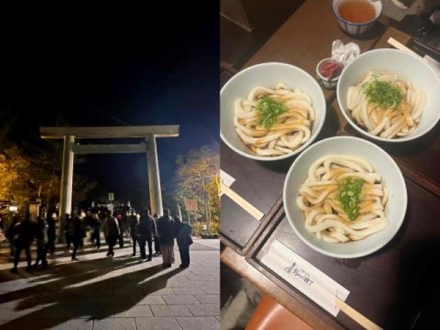 三重県といえば伊勢神宮！
おかげ横丁の食べ歩きがオススメです。