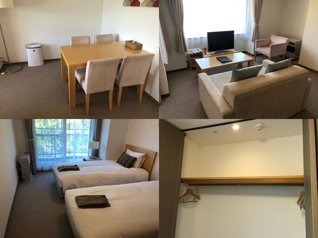 基本的な家財道具は一通り揃ってます！（写真は客室寮の場合）