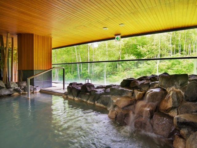 温泉も入り放題♪