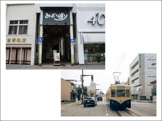 レトロな商店街、昭和を味わうことができます