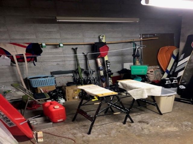 自身の用具は寮の建物内で保管できます。