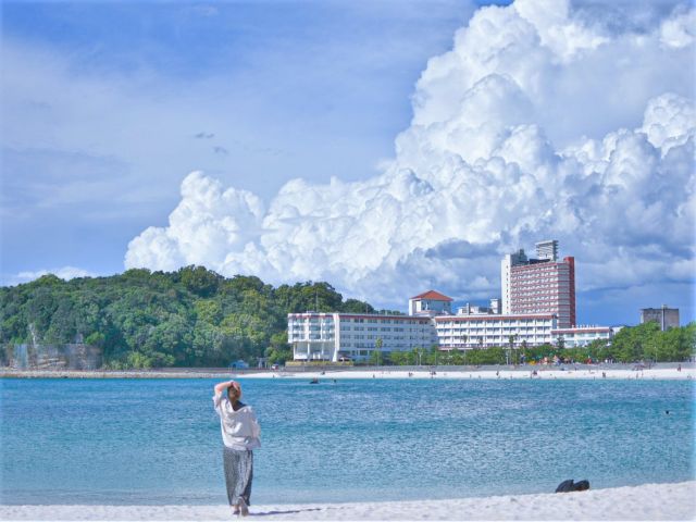 白良浜ビーチもたっぷり堪能して下さい♪