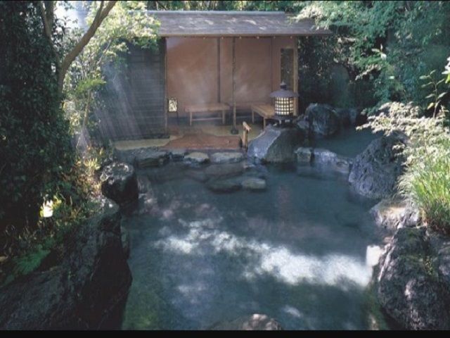 幻想的な露天風呂～！