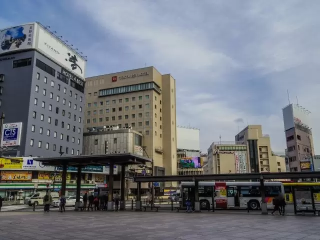 長野駅前のホテルになります