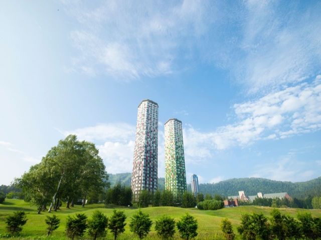 自然と共存するリゾート施設です♪