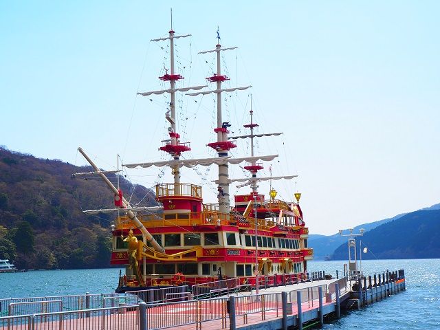 目の前は芦ノ湖ビュー！！