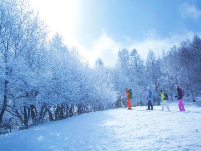 スキー場からは富士山も見えるんです☆特別感がありますね(*^-^*)