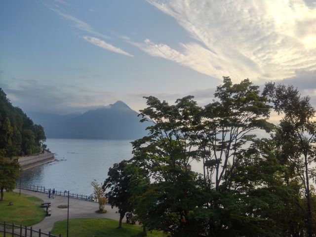 支笏湖の絶景が目の前に♪