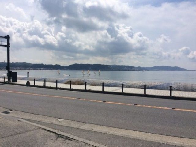 徒歩で湘南海岸まで行けます！