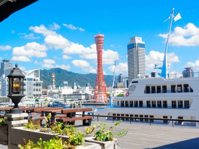 神戸に電車1本で行けるので観光もしやすいです♪