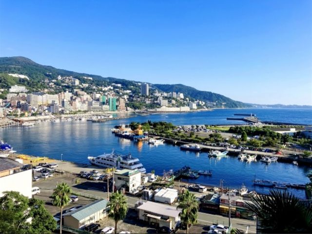 海の見える町でのお仕事。