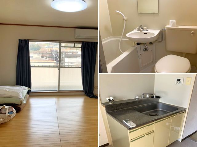 風呂トイレ付きの寮で快適な生活を送れます!!