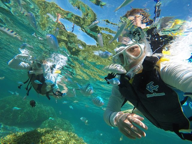 沖縄随一の透明度を誇る”ミヤコブルー”
the沖縄らしいお仕事・・・叶います☆