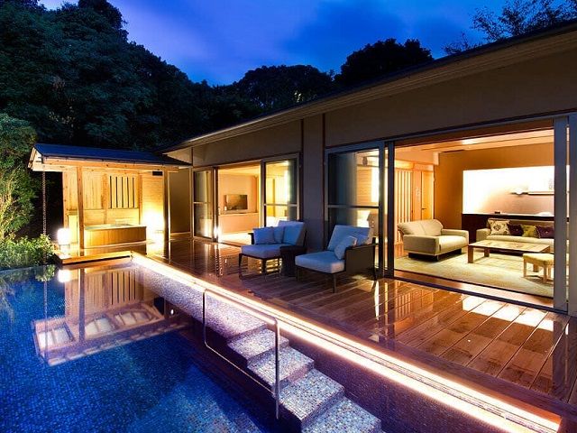 素敵なプール付き客室も備える、素敵な旅館です♪