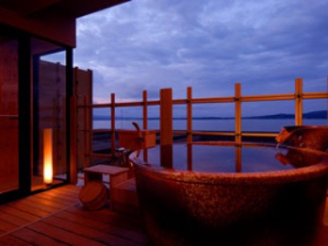 海目の前のホテルです☆時間帯によって景色が変わるので見ているだけで楽しめます♪