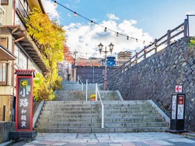 観光名所『石段街』もとてもレトロで良い雰囲気です