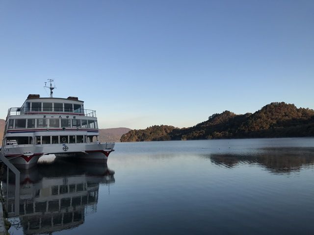 遠くまで続く十和田湖は、見ているだけで癒されます♪
