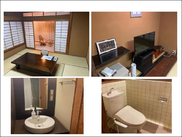 寮は館内のお部屋になります