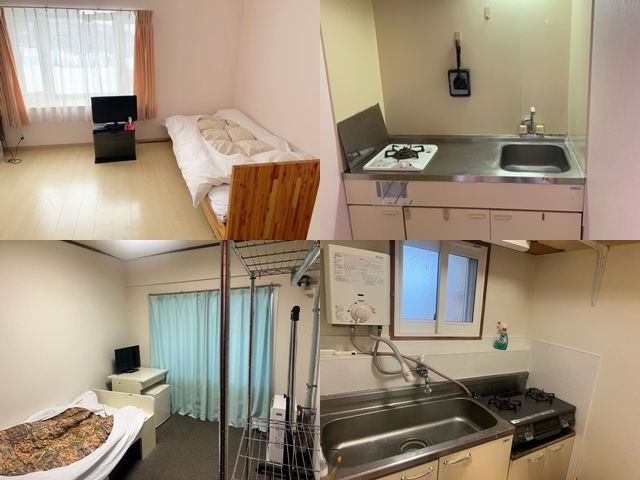 上：女性寮
下：男性寮