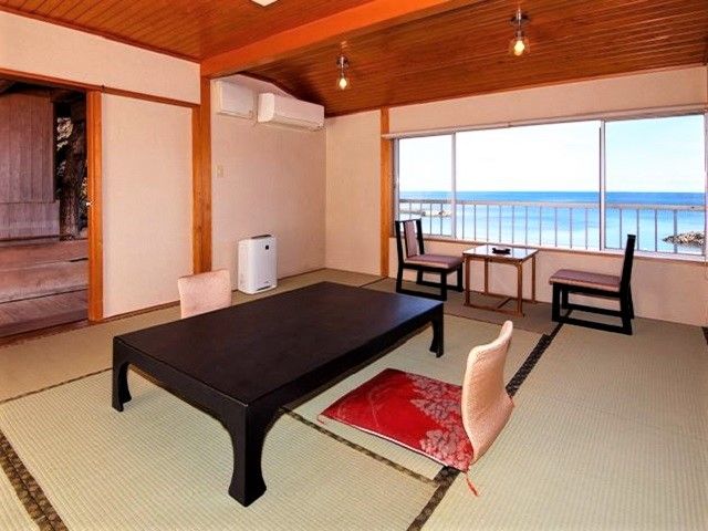 開放的な客室です。