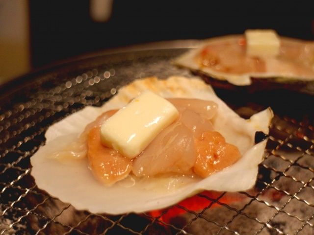 仕事終わりにはBBQも出来るかも？！サロマのホタテは絶品です（＾ｖ＾）