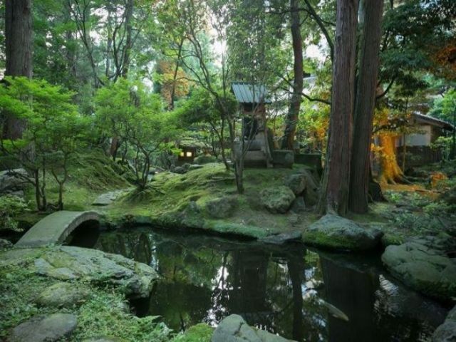 庭園のお写真!!［歴史に触れる］宿として敷地内に庭園があるんです!!雰囲気も最高です★