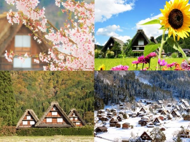 世界遺産の白川郷◇
季節でみえる景色も変わる素敵な環境です!!