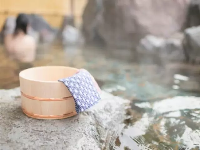 大きなお風呂のテーマパーク内♪