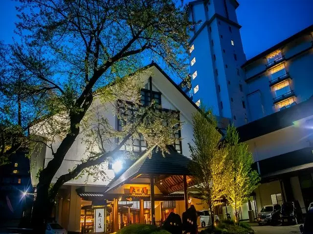 芦ノ牧温泉の入り口にある旅館♪