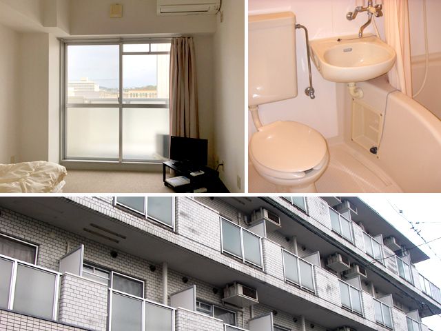 寮はトイレ風呂付の個室です。